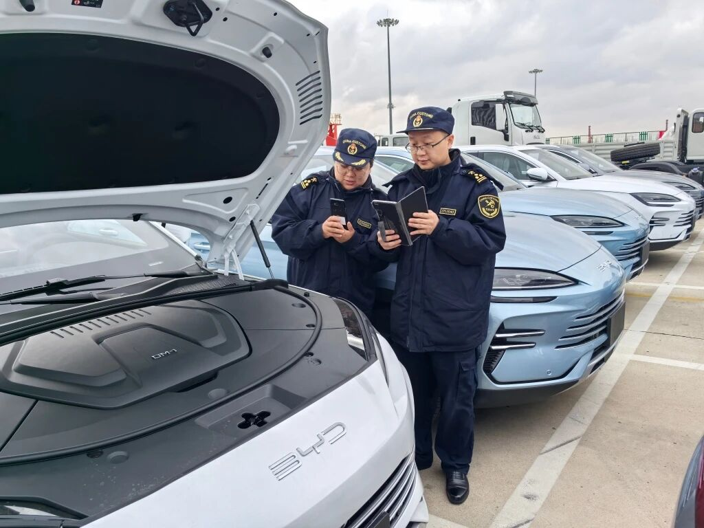 上海南港码头今年1月汽车出口8.2万辆，，，，，，，，同比增添65.2%